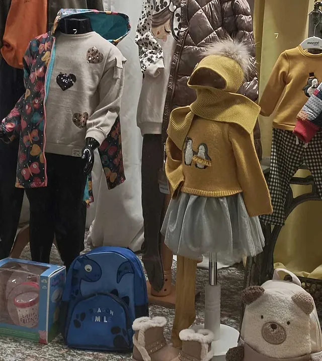 Fresa Y Nata Moda Infantil bolsos y bufanda